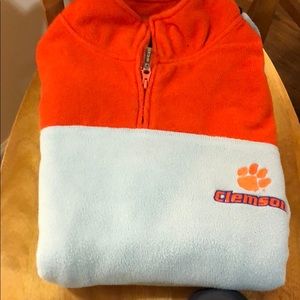 Clemson Pull Over Quarter Zip Sweatshirt
